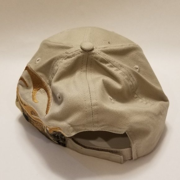 Chevrolet Chevy Men's Camo Antlers Baseball Cap Hat Fabric Adjustable Strap NWOT - Picture 2 of 4